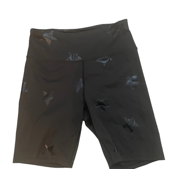 Nanette Lepore Black Star Biker Shorts Medium - Picture 3 of 4